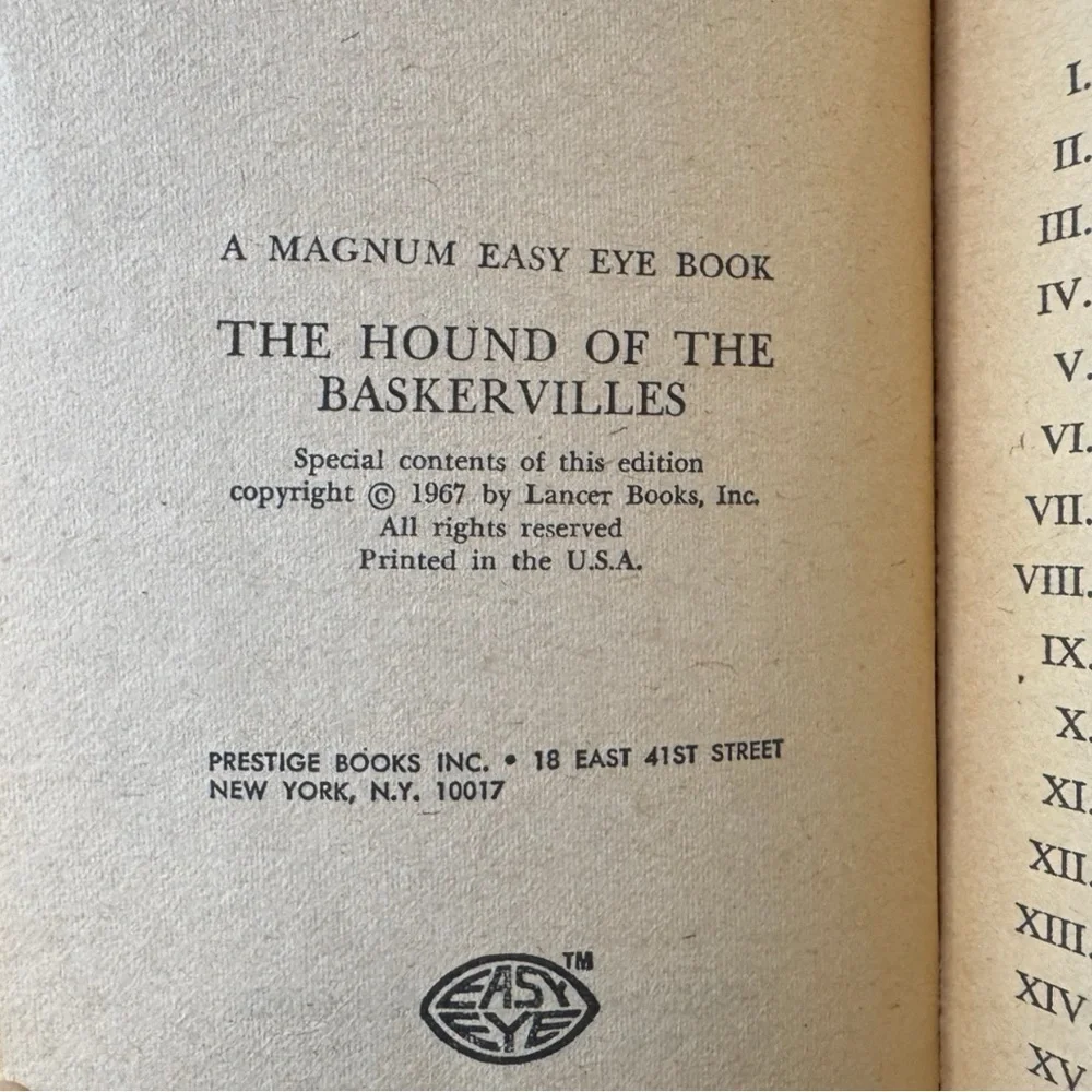 The Hound of the Baskervilles – (1967) By Arthur Conan Doyle